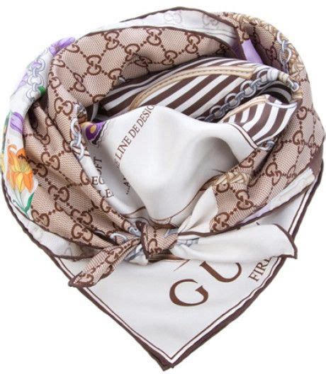 white gucci scarf womens|white gucci scarves for women.